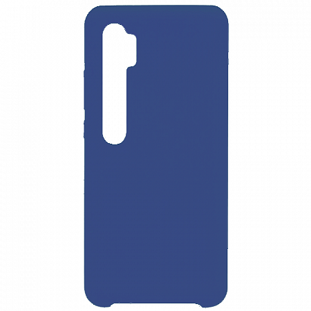 Накладка Silicone Case для Mi Note 10 Lite (Темно-синий)