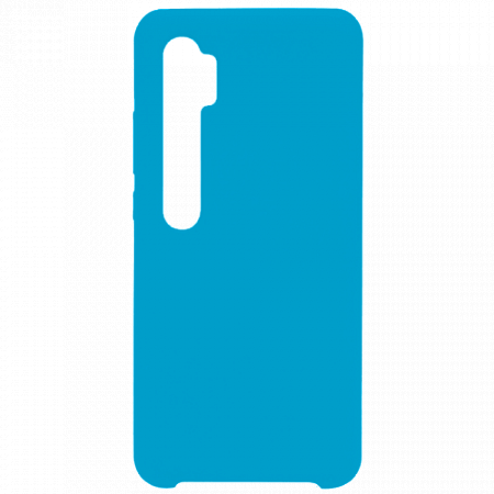 Накладка Silicone Case для Mi Note 10 Lite (Голубой)
