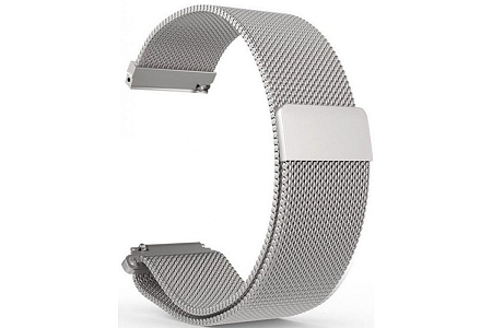 Миланский сетчатый браслет для Amazfit Bip Metal Silver