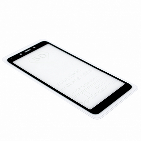 Закаленное стекло Full Cover+Full Glue BoraSCO Redmi Note 8 Черная рамка