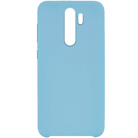 Накладка Silicone Case для Redmi 9 (Голубой)