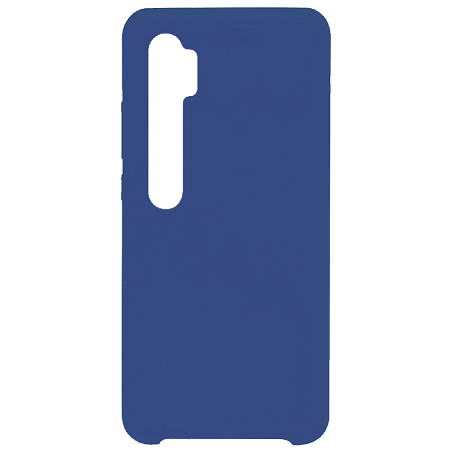 Накладка Silicone Case для Mi Note 10 Lite (Темно-синий)