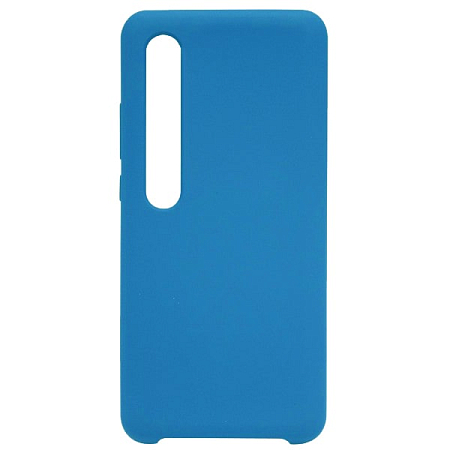 Накладка Silicone Case для Mi 10 (Голубой)