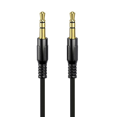 Кабель AUX 3.5mm 1М Black