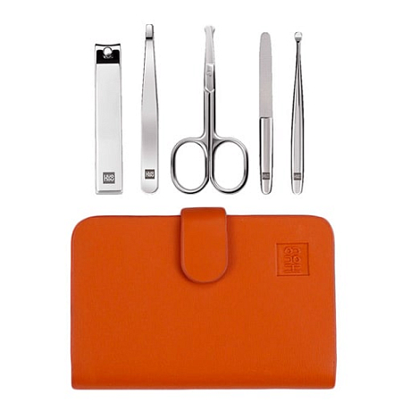 Маникюрный набор Huo Hou Stainless Steel Nail Clippers Suit Brown