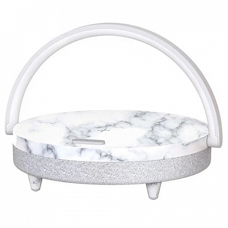 Настольная лампа с функцией беспроводной зарядки и колонки Ezvalo 10вт LYYD01 - Marble pattern