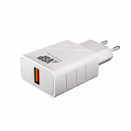 СЗУ USB Quick Charge 3.0 Белый BoraSCO