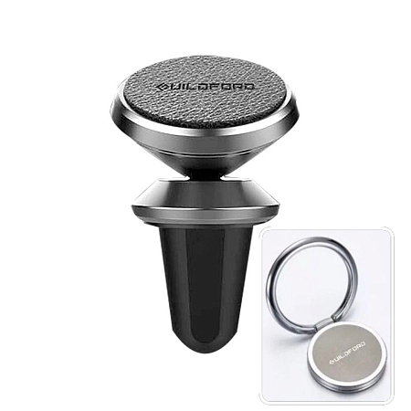 Магнитный автомобильный держатель в воздуховод Guildford (Black) + магнитное кольцо