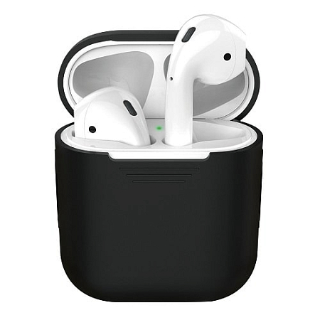 Силиконовый чехол для AirPods Черный