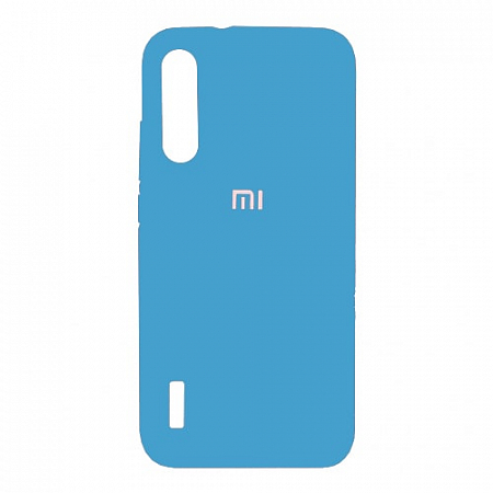 Накладка Silicone Case для Mi A3 Светло-синий