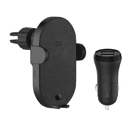 Держатель с беспроводной зарядкой ZMI+АЗУ 18W Max