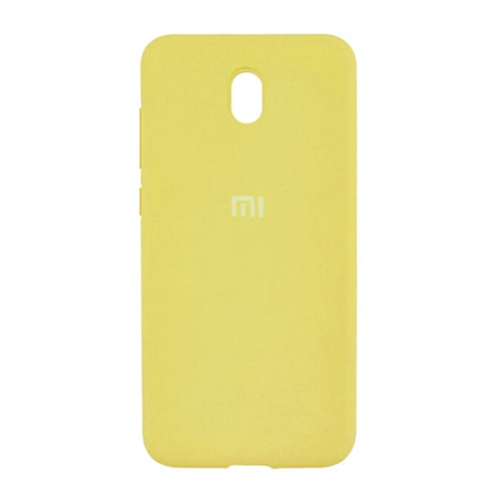 Накладка Silicone Case для Redmi 8A Желтый