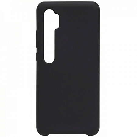 Накладка Silicone Case для Mi Note 10 Lite (Черный)